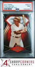 2011 TOPPS DIAMOND DIE-CUT #DDC75 TONY GWYNN HOF POP 2 PSA 9