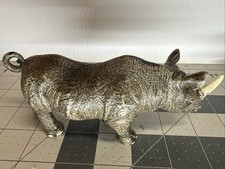 Schleich Rhinoceros Figure D-73527 retired 2008 Rhino Safari Animal 5" Long