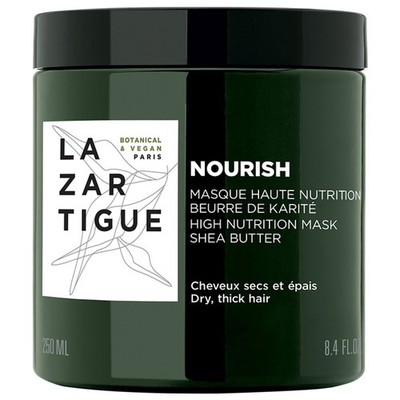 Lazartigue Nourish High Nutrition Mask 250 ml ist eine Behandlung mit viel Sheab