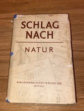 DDR Buch – Schlag nach Natur (1952) Bibliographisches Institut Leipzig