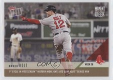 2018 Topps Now Moment of the Week /451 Brock Holt #MOW-28 7k6