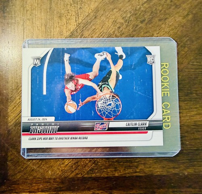 #ad #ad 2024 Panini Caitlin Clark RC w gold ROOKIE CARD case #180 $13.79