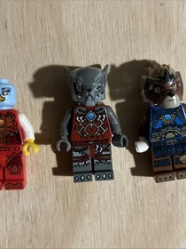 Lego Minifigure LotLegends of Chima Minifigure Lot Of 4 Minifig