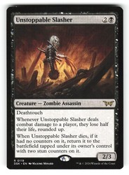 Unstoppable Slasher 294/501 Duskmourn: House of Horror Rare Magic MTG