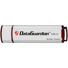 Super Talent ST3U64DGS 64GB DataGuardian USB 3.0 Flash Drive MLC 