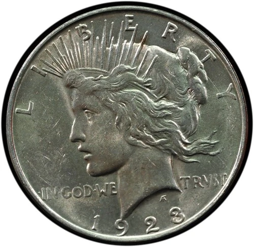 1923-D Peace Dollar Choice BU