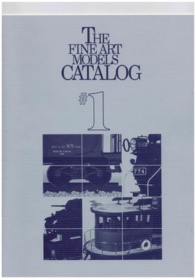Fine Art Models Catalog #1 Vintage US Modellbau-Katalog 1992 Krokodil Zug Flyer
