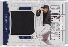 2020 Panini National Treasures Rookie Colossal Materials 50/99 Aaron Civale 10k8