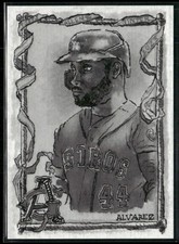Yordan Alvarez 2025 Topps Shoebox Treasures by Andy Friedman Grayscale /75 #31