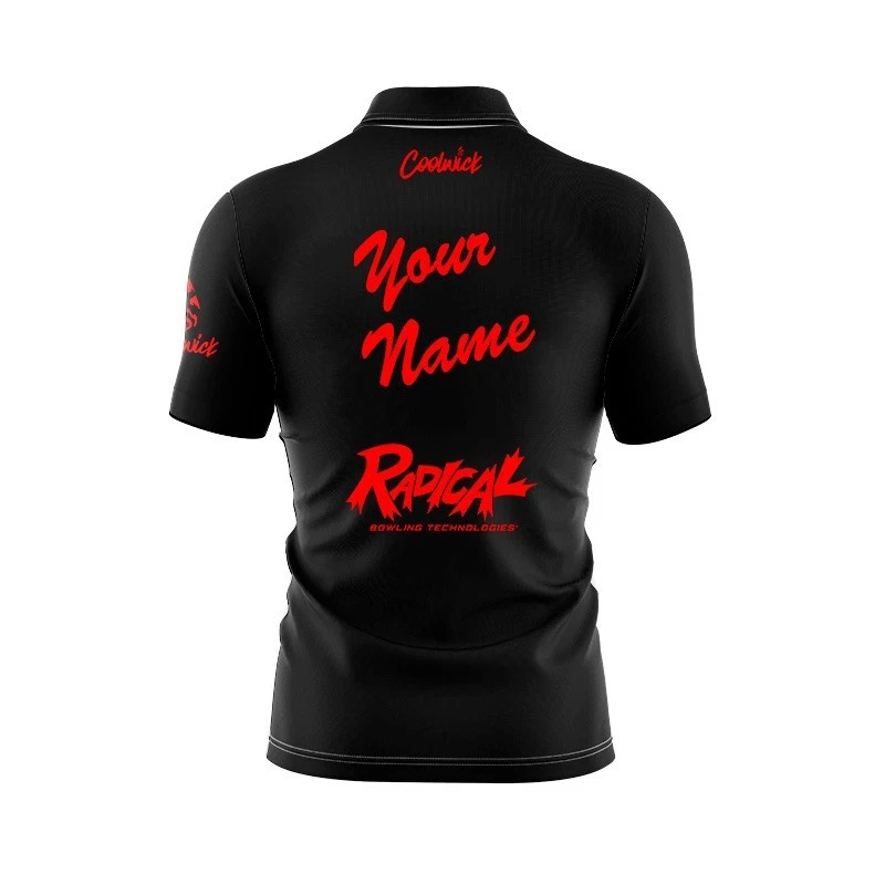 Custom Name Radical Evil Eye Bowling Jersey