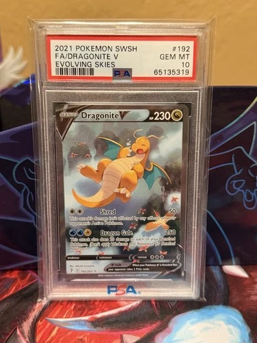 Pokemon Evolving Skies Dragonite 192 PSA 10!!