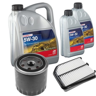 FEBI Inspektionspaket 7L Longlife Plus 5W-30 für Suzuki Grand Vitara II JT TE