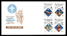 Mayfairstamps Congo FDC 1996 Scouts Jamboree Holland Combo First Day Cover aaw_5