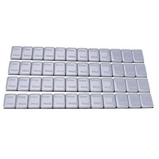 Wheel Weights 1/4oz, 72 oz/Box, 288pcs, with Strong Black Adhesive. 72 OZ Gray