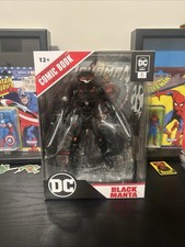MCFARLANE DC MULTIVERSE BLACK MANTA PAGE PUNCHERS W  COMIC 7  ACTION FIGURE