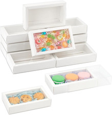 12 Pcs Rectangle Drawer Kraft Boxes, 6.3X3.54X1.26 Inch Gift Packaging Case Fold