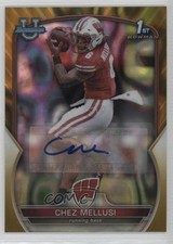 2022 Bowman U Chrome Prospect Gold Lava Refractor 35/50 Chez Mellusi Auto z1r