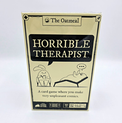 Exploding Kittens Horrible Therapist Card Game 17+, 3-8 Players (2024)