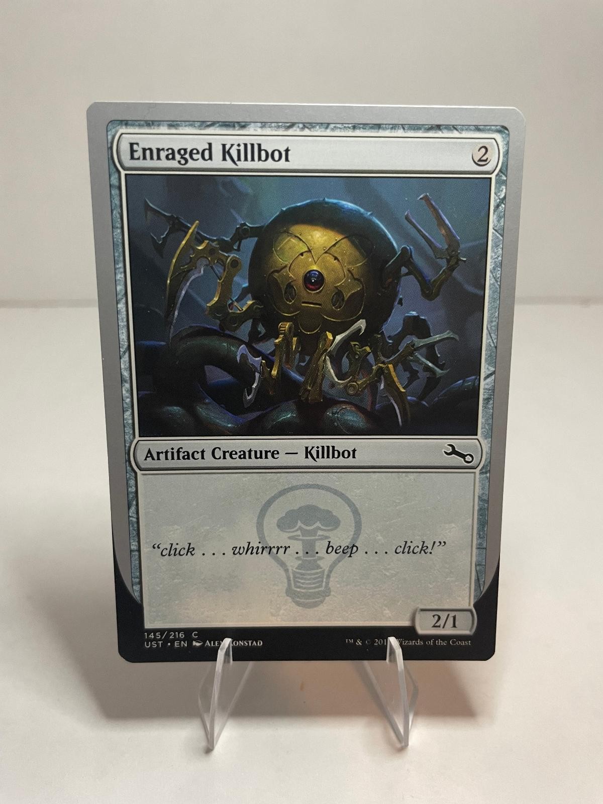 Enraged Killbot 145 Common Unstable Magic: The Gathering Lightly Played