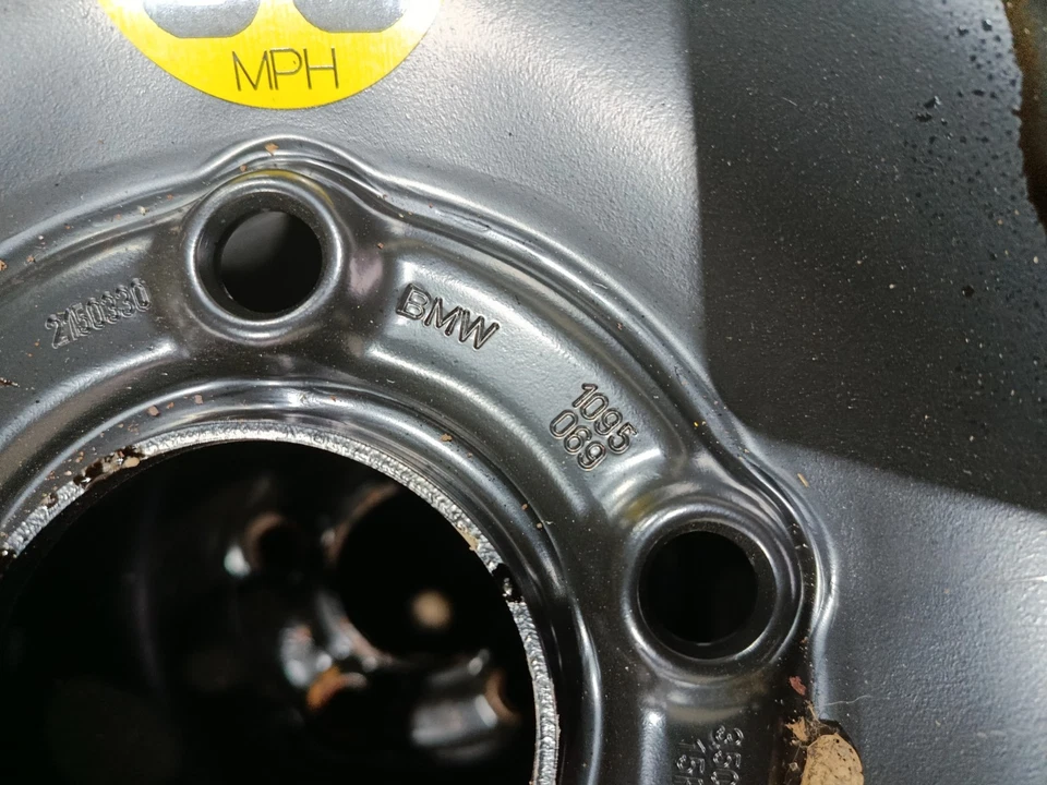 BMW 3er E46 Ersatzrad Notrad T125/90R15 96M 3,50Bx15H2 1095069 2150330 - Bild 2 von 4
