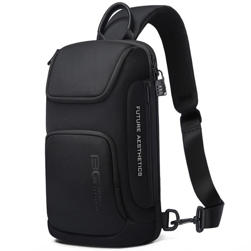 Mens Sling Bag, Waterproof Man Bags Crossbody, Casual Crossbody Backpack for ...