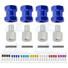 4x 12mm Wheel Hex Hub Drive Adaptor 15mm Extension For 1/10 RC Crawler Scx10 D90