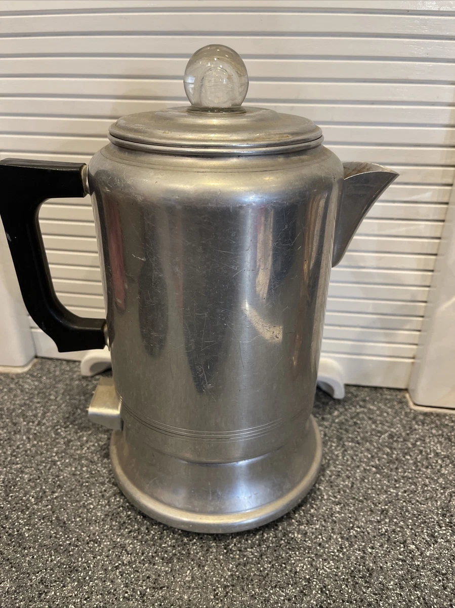 Vintage Empire The Metal Ware Corp Coffee Percolator NO CORD