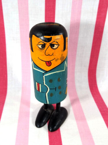 COOL Vintage 1960's Pride Creations Popsies "Napoleon" Wooden Pop Up • Japan - Picture 1 of 12