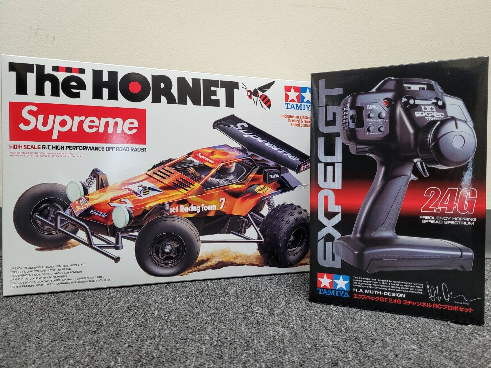 模型/プラモデルsupreme tamiya hornet rc car flames - 模型/プラモデル