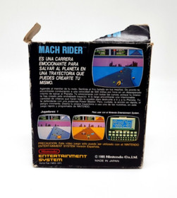 Mach Rider Nintendo NES Small Box ESP Boxed
