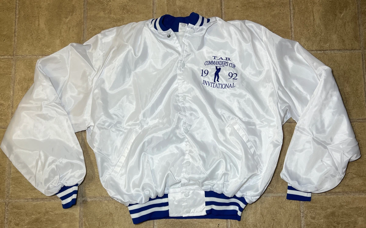 White satin bomber jacket cheap mens