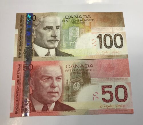 CANADA ISSUES OF 2001 TO 2006 $5, $10, $20, $50, $100. 5 UNC NOTES #994