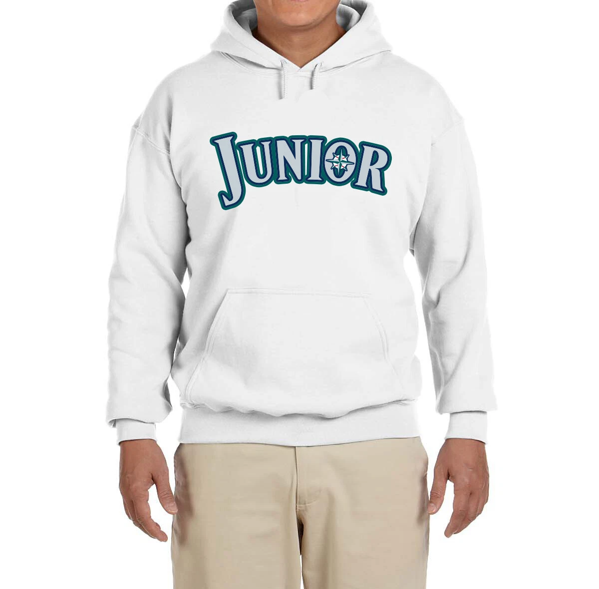 Seattle Mariners Ken Griffey Jr Logo Hooded Sweatshirt