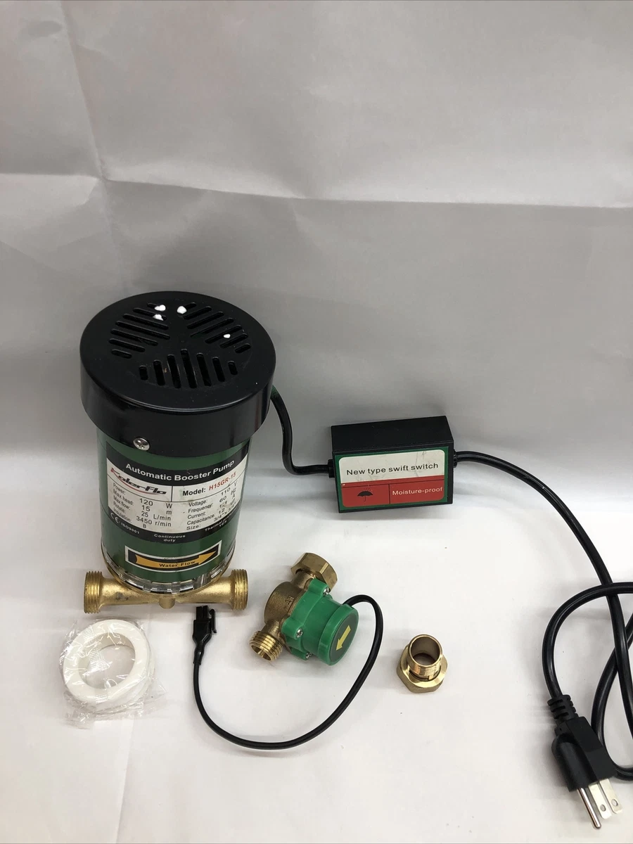 KOLERFLO 120W Water Pressure Booster Pump 115VAC 396 GPH 21.7 PSI  (H15GR-15) | eBay