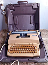 Smith-Corona Coronamatic Vintage Electric Typewriter Brown WORKS READ PLZ thumbnail