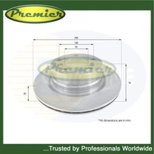 Premier Rear Brake Disc Fits BMW 1 Series 2007-2013 2.0 D 3.0 + Other Models #2