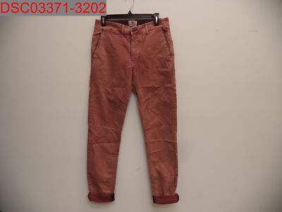 NWOT - Aragaza Brand Made In Barcelona Men's Carbon Orange Dyed Pants, Size 38
