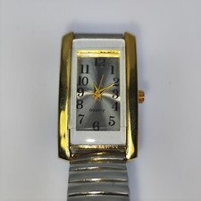 Orologio da Donna WATCH elegante Vintage da Collezione in Metallo DORATO Quartz