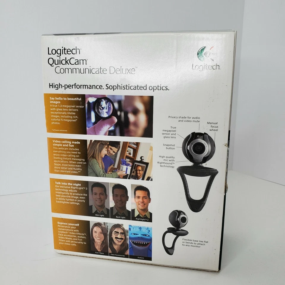 Logitech Quickcam Communicate Deluxe S 7500 Computer Webcam & Mic - Image 3 of 4
