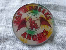Vtg LA Los Angeles Angels Baseball Flicker Flasher Lenticular Pinback Button