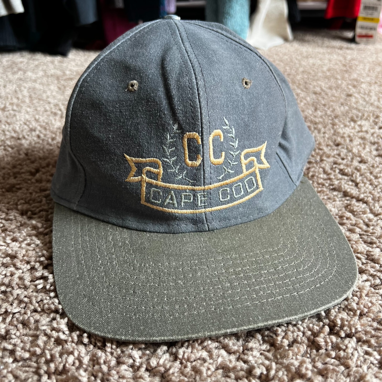 Cobra Caps Cape Cod Trucker Patch Snapback Hat Ca… - image 1