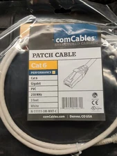 Comcable CAT 6 Ethernet Cable Lan Network CAT6 Red RJ45 Patch Cord  3ft