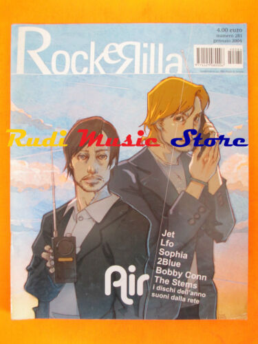 rivista ROCKERILLA 281/2004 Air Sophia Jessica Bailiff Bobby Conn Resina * No cd - Afbeelding 1 van 1