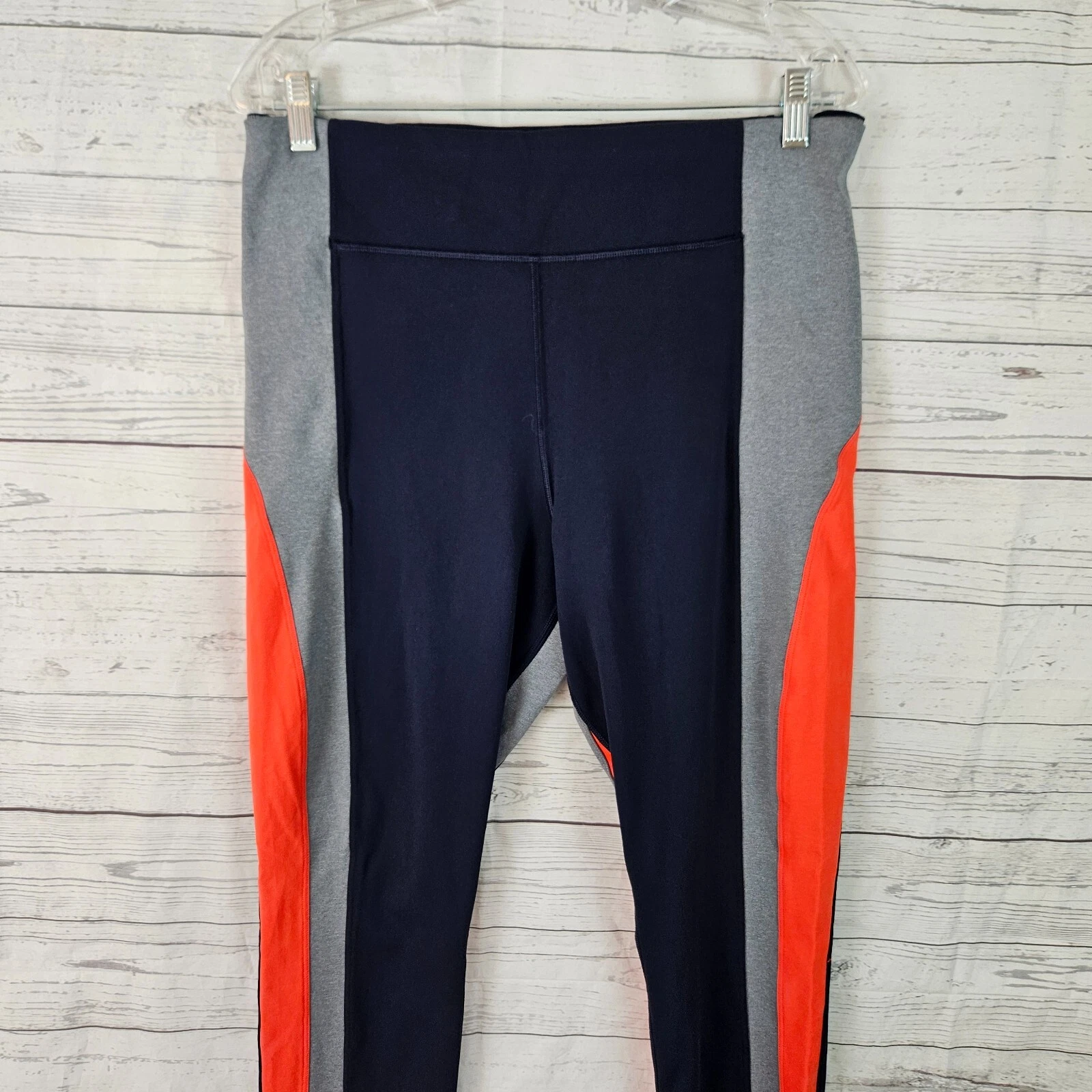 athleta crest colorblock high rise leggings