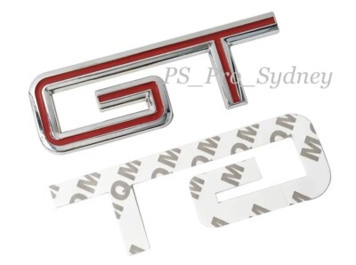 Genuine Ford Falcon FGX "XR6" Badge. Rear Bootlid/Gate. Silver / Red. AU/BA/BF E - Foto 2