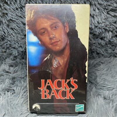 Jack s Back VHS Tape 1988 Jack The Ripper Paramount Watermarks SEALED *Torn*