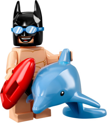 LEGO Batman Movie Series 2 Swimsuit Batman Minifigure (71020) New Retired CMF