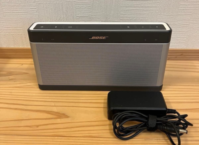 Bose SoundLink III Sound Link 3 Silver Portable Bluetooth Speaker