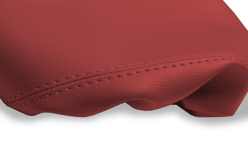 Se adapta a Buick LaCrosse 2005-2009 PVC Cuero Consola Asiento Pull Over Cubierta Roja Foto 4 de 4