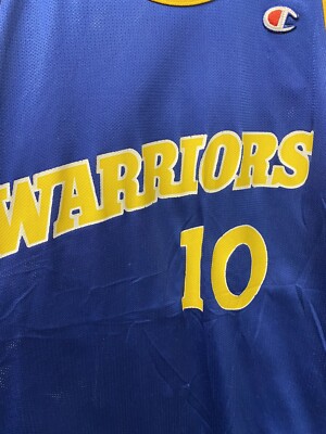 NBA GOLDEN STATE WARRIORS BASKETBALL JERSEY CHAMPION #10 TIM